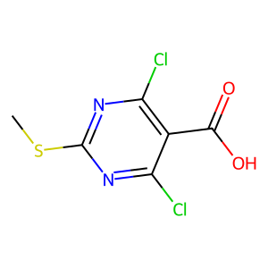 4,6-Dichloro-2-(methylthio)pyrimidine-5-carboxylic acid