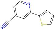 2-(Thiophen-2-yl)pyridine-4-carbonitrile