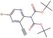 tert-Butyl N-(5-bromo-3-ethynylpyrazin-2-yl)-N-(tert-butoxycarbonyl)carbamate