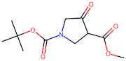 1-(tert-Butyl) 3-methyl 4-oxopyrrolidine-1,3-dicarboxylate