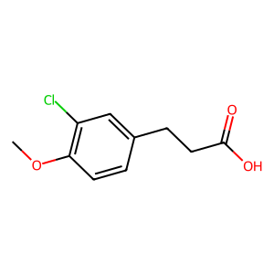 3-(3-Chloro-4-methoxyphenyl)propanoic acid