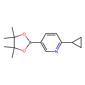 2-Cyclopropyl-5-(4,4,5,5-tetramethyl-1,3,2-dioxaborolan-2-yl)pyridine