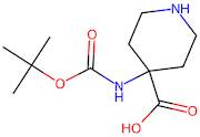 4-((tert-Butoxycarbonyl)amino)piperidine-4-carboxylic acid