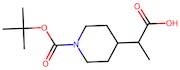 2-(1-(tert-Butoxycarbonyl)piperidin-4-yl)propanoic acid