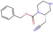 Benzyl (S)-2-(cyanomethyl)piperazine-1-carboxylate