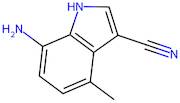 7-Amino-4-methyl-1H-indole-3-carbonitrile