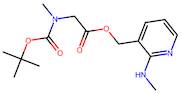 (2-(Methylamino)pyridin-3-yl)methyl 2-((tert-butoxycarbonyl)(methyl)amino)acetate