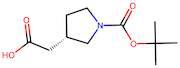 (S)-2-(1-(tert-butoxycarbonyl)pyrrolidin-3-yl)acetic acid