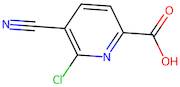 6-Chloro-5-cyanopicolinic acid