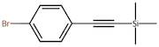 ((4-Bromophenyl)ethynyl)trimethylsilane