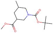 1-tert-Butyl 3-methyl 5-methylpiperidine-1,3-dicarboxylate