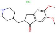 5,6-Dimethoxy-2-(piperidin-4-ylmethyl)-2,3-dihydro-1H-inden-1-one hydrochloride