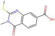 3,4-Dihydro-3-methyl-2-(methylthio)-4-oxoquinazoline-7-carboxylic acid