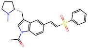 1-[3-[[(2R)-1-Methyl-2-pyrrolidinyl]methyl]-5-[(1E)-2-(phenylsulfonyl)ethenyl]-1H-indol-1-yl]ethan…