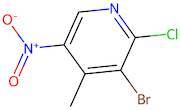 3-Bromo-2-chloro-4-methyl-5-nitropyridine