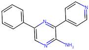 5-Phenyl-3-(pyridin-4-yl)pyrazin-2-amine