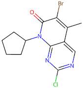 6-Bromo-2-chloro-8-cyclopentyl-5-methylpyrido[2,3-d]pyrimidin-7(8H)-one