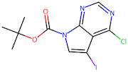 tert-Butyl 4-chloro-5-iodo-7H-pyrrolo[2,3-d]pyrimidine-7-carboxylate