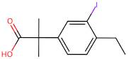 2-(4-Ethyl-3-iodophenyl)-2-methylpropanoic acid