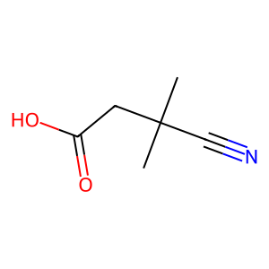 3-Cyano-3,3-dimethylpropanoic acid