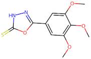 5-(3,4,5-Trimethoxyphenyl)-1,3,4-oxadiazole-2(3H)-thione