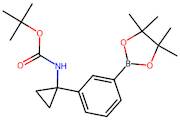 tert-Butyl (1-(3-(4,4,5,5-tetramethyl-1,3,2-dioxaborolan-2-yl)phenyl)cyclopropyl)carbamate