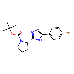 tert-Butyl (2S)-2-[5-(4-bromophenyl)-1H-imidazol-2-yl]pyrrolidine-1-carboxylate