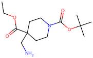 1-tert-Butyl 4-ethyl 4-(aminomethyl)piperidine-1,4-dicarboxylate