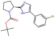 (S)-tert-Butyl 2-(5-(3-bromophenyl)-1H-imidazol-2-yl)pyrrolidine-1-carboxylate