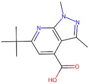 6-(tert-Butyl)-1,3-dimethyl-1H-pyrazolo[3,4-b]pyridine-4-carboxylic acid