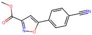 Methyl 5-(4-cyanophenyl)isoxazole-3-carboxylate