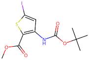 Methyl 3-((tert-butoxycarbonyl)amino)-5-iodothiophene-2-carboxylate