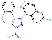 1-(7-Chloroquinolin-4-yl)-5-(2,6-dimethoxyphenyl)-1H-pyrazole-3-carboxylic acid