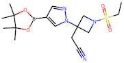 2-[1-(Ethanesulfonyl)-3-[4-(4,4,5,5-tetramethyl-1,3,2-dioxaborolan-2-yl)-1H-pyrazol-1-yl]azetidi...