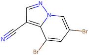 4,6-Dibromopyrazolo[1,5-a]pyridine-3-carbonitrile