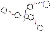 1-[[4-[2-(Hexahydro-1H-azepin-1-yl)ethoxy]phenyl]methyl]-3-methyl-5-(phenylmethoxy)-2-[4-(phenylme…