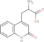 2-Amino-3-(1,2-dihydro-2-oxoquinolin-4-yl)propanoic acid