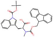 (S)-2-((((9H-Fluoren-9-yl)methoxy)carbonyl)(methyl)amino)-3-(1-(tert-butoxycarbonyl)-1H-indol-3-yl…