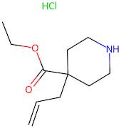 Ethyl 4-allylpiperidine-4-carboxylate hydrochloride