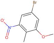 5-Bromo-1-methoxy-2-methyl-3-nitrobenzene