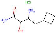 3-Amino-4-cyclobutyl-2-hydroxybutanamide hydrochloride