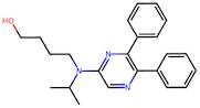 4-((5,6-Diphenylpyrazin-2-yl)(isopropyl)amino)butan-1-ol