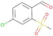 4-Chloro-2-(methylsulfonyl)benzaldehyde