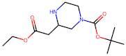 tert-Butyl 3-(2-ethoxy-2-oxoethyl)piperazine-1-carboxylate