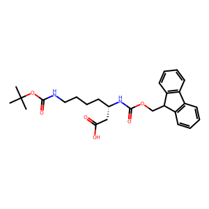 (3S)-7-[[(1,1-Dimethylethoxy)carbonyl]amino]-3-[[(9H-fluoren-9-ylmethoxy)carbonyl]amino]heptanoi...