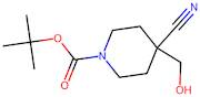 tert-Butyl 4-cyano-4-(hydroxymethyl)piperidine-1-carboxylate