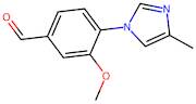 3-Methoxy-4-(4-methyl-1H-imidazol-1-yl)benzaldehyde