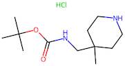 tert-Butyl N-[(4-methylpiperidin-4-yl)methyl]carbamate hydrochloride