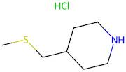 4-[(methylsulfanyl)methyl]piperidine hydrochloride