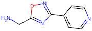 1-[3-(Pyridin-4-yl)-1,2,4-oxadiazol-5-yl]methanamine